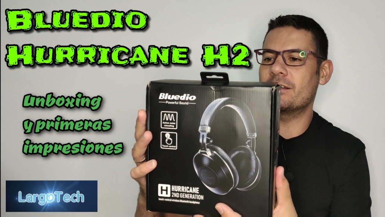 Bluedio Hurricane H2 Unboxing y primeras impresiones - YouTube