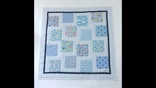 Manta de Bebê em Patchwork – Super Fácil