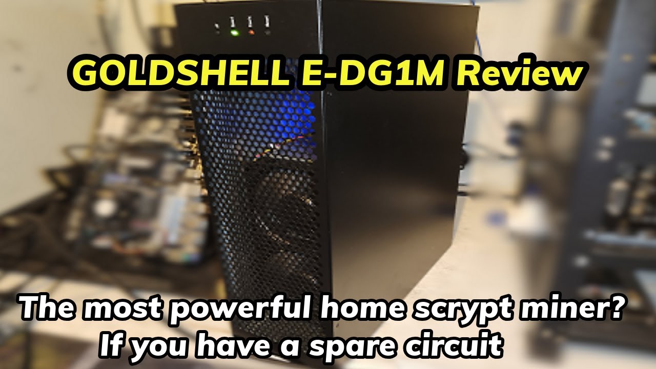E-DG1M review....ALMOST the most powerful DOGE MINER you can run at home?