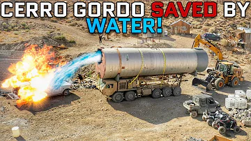 Cerro Gordo Ghost Town Finally Has WATER!!