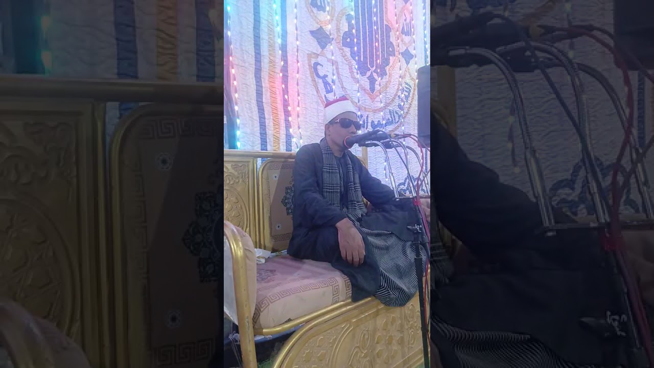 الذالشيخ محمد البنزارى من حفل زفاف الاستاذ مصطفى جمال مجاهد بالشيخ شبل المراغة 