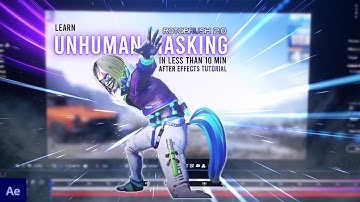 PUBG God-Level Masking in 10 Min || After effects Rotobrush Tutorial in Hindi