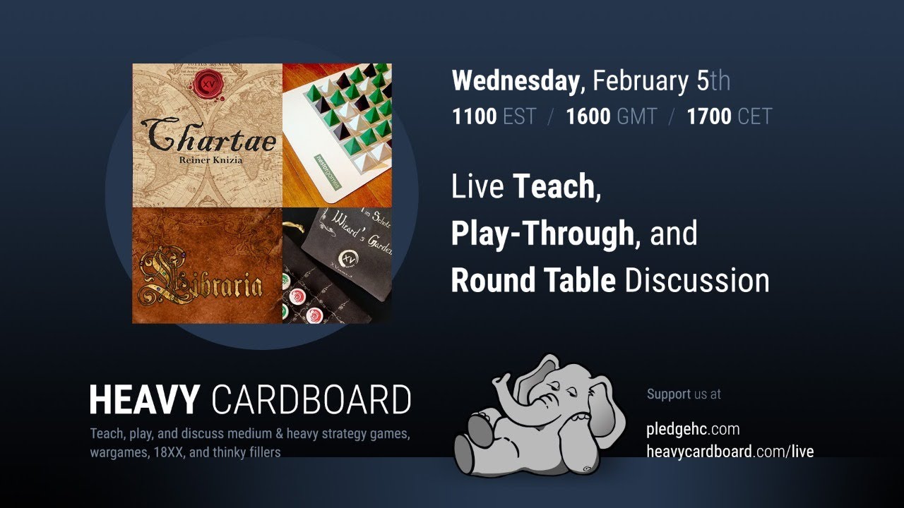 Chartae 2p Teaching, Play-through, & Round table by Heavy Cardboard