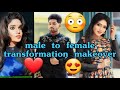 Male to female transformation makeover jishnuvijayan121