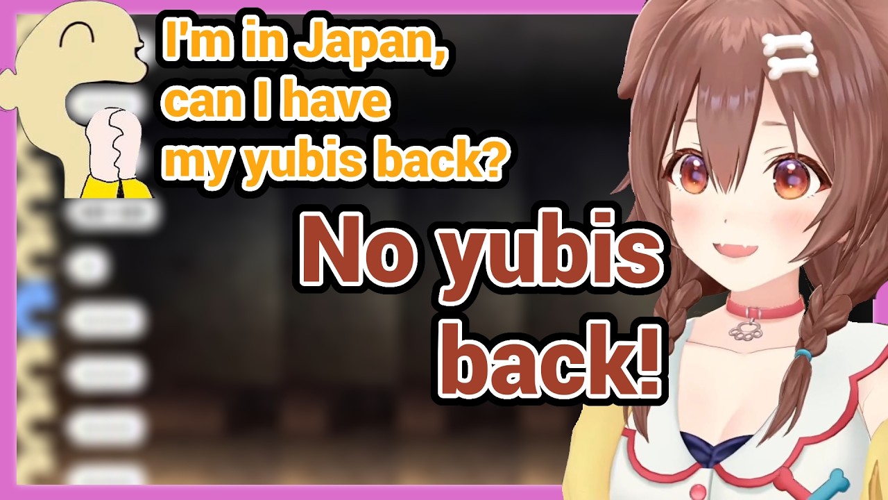 Even if You're in Japan, Korone Won't Give Your Yubi Back for This Reason!!!