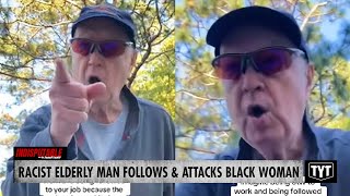 WATCH: Elderly Bigot Follows & Attacks Black Woman On Her Way To Work