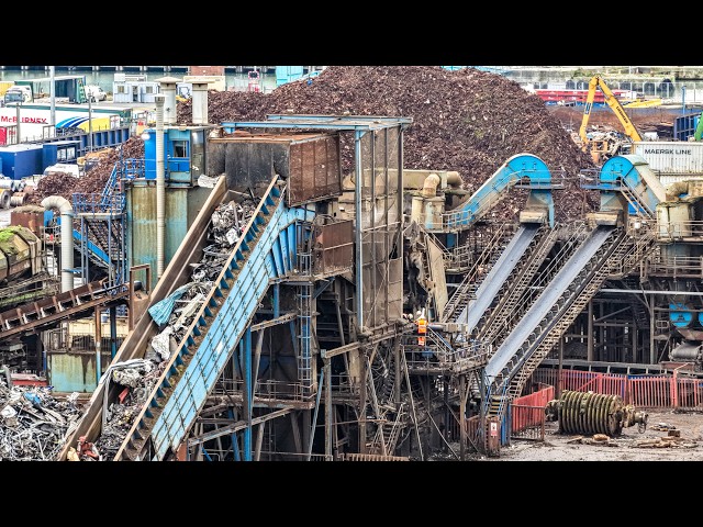 How Europes Largest Hammer Mill Shredder Works |  Insane POWER & ENGINEERING! 💥