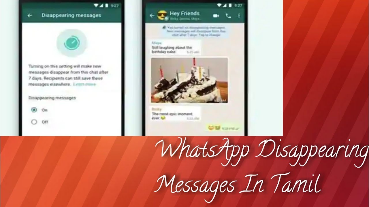 WhatsApp Disappearing Messages In Tamil |Phone Tech PT