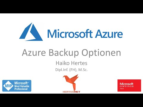 Microsoft Azure ☁️ Übersicht über die Backup Optionen von, aus und für Azure ?