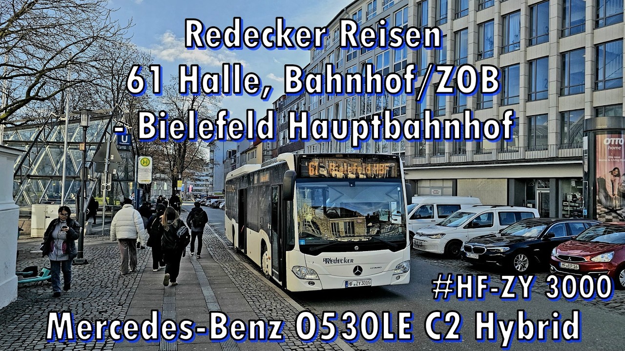 Redecker Reisen - Linie 61, Mercedes-Benz O530LE C2 Hybrid #HF-ZY 3000 ...