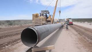 Avanza el Oleoducto VMOS #pipeline #argentina