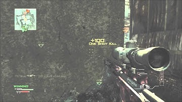 Mw3 Four Man Killfeed On Mission With MsR