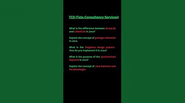 TCS Top 5  Java Interview  Questions |Java Coding Questions #java #python #git