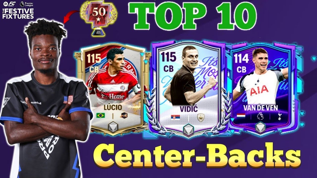 Top 10 Center-Backs🧱 for H2H after Festive Fixtures UPDATE! || Top 50 h2h player - FC MOBILE
