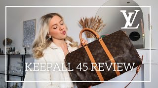 Luxury Handbag Review: LOUIS VUITTON KEEPALL 45 | IS IT WORTH THE MONEY?!? Anna's Style Dictionary