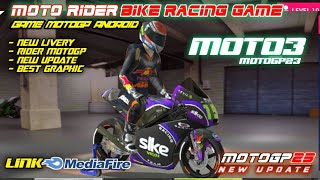 MOTOGP 23 ANDROID MOTO3 TERBARU MOTO RIDER BIKE RACING GAME screenshot 4