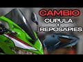 Cambio Cúpula + Reposapiés Kawasaki Ninja ZX-4RR 2025
