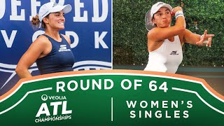 Catherine Parenteau v Estee Widdershoven at the Veolia Atlanta Pickleball Championships