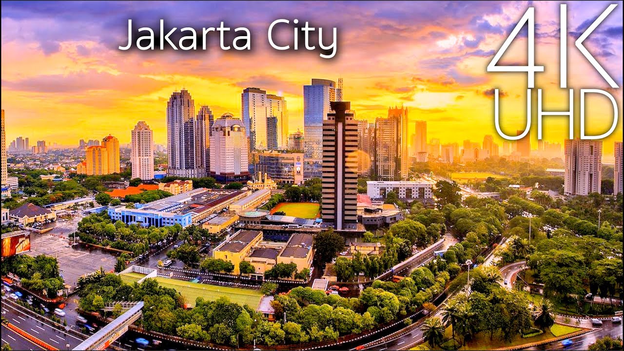 Jakarta City Indonesia in 4K ULTRA HD - YouTube