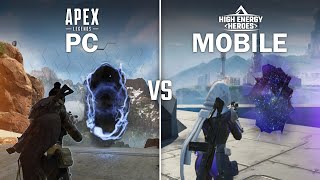 High Energy Heroes (Mobile) VS Apex Legends (PC) Comparison