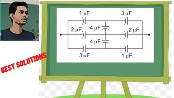 HCV Excercise Chapter 31 Capacitors Question 26 part (b)  | Find the equivalent capacitances of the