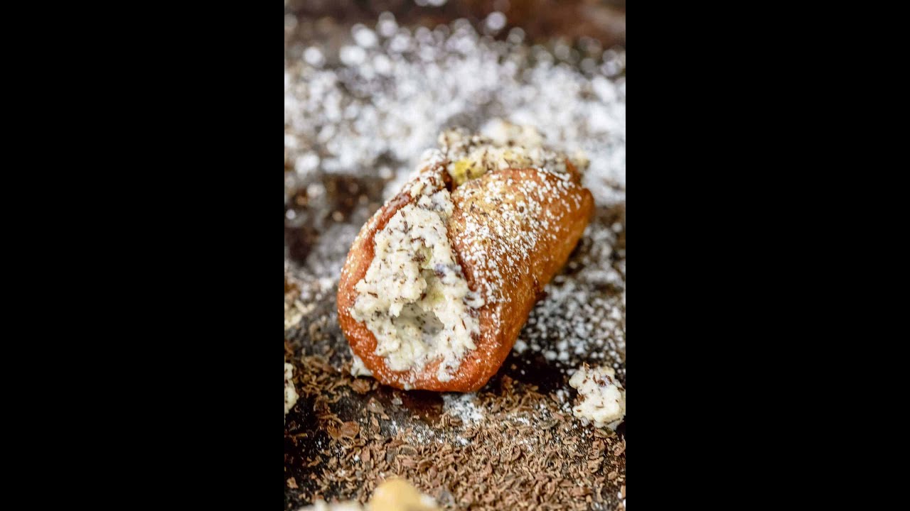 How To Make Cannoli: Filling &amp; Shells! #shorts - YouTube