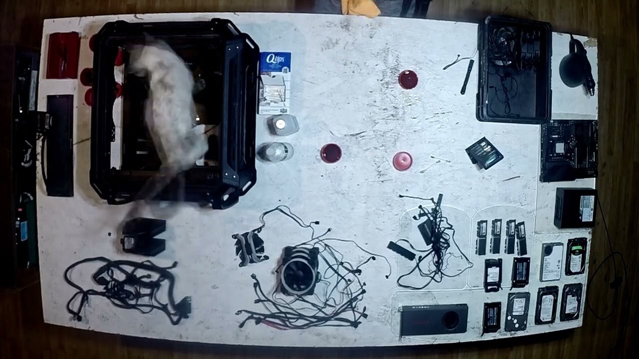 Tearing down my PC for a deep clean and rebuild - Timelapse video