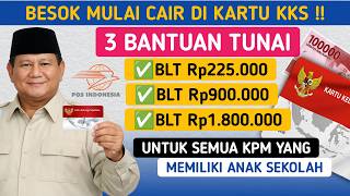 BESOK MULAI CAIR MERATA✅ 3 BANSOS TUNAI CAIR UNTUK PENERIMA BANSOS YANG MEMILIKI ANAK SEKOLAH SD-SMA