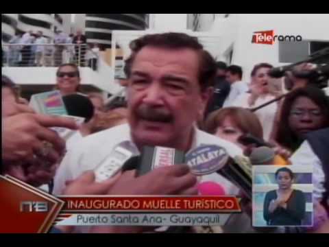 Inaugurado muelle turístico puerto Santa Ana - Guayaquil