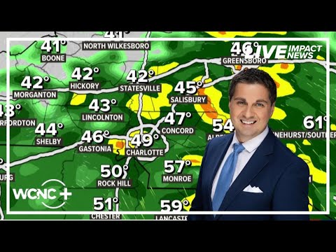Heavy rain Thursday in Charlotte ahead of warm Christmas week - YouTube