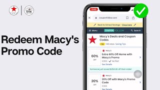 How to Redeem Macy's Promo Code 2024 (HUGE DEALS)