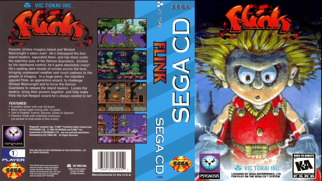 The Misadventures of Flink for the Mega CD and Sega CD OST Original Video Soundtrack