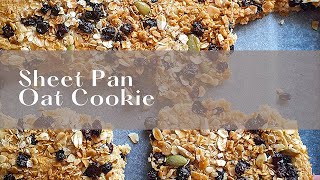 The Best Oatmeal Cookies (Sheet Pan Oat Cookie Recipe)
