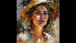 Oil Painting Portrait - Julia