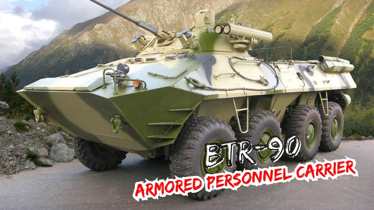 BTR 90 Armored personnel carrier - YouTube