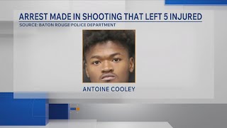 Man arrested after 5 juveniles shot in Baton Rouge