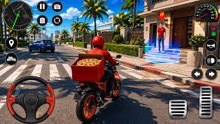 Pizza Delivery Bike Challenge 🍕🏍️ | Fastest Food Delivery Game Gameplay | Can I Deliver Every Order