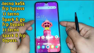 tecno ke5k frp bypass ।। tecno Spark 6 go frp bypass ।। tecno spark 6 frp bypass.