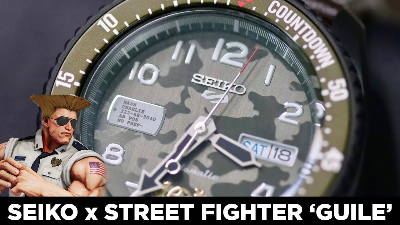 UNBOXING: Seiko Street Fighter Guile and Chun-li Limited Edition Watches!