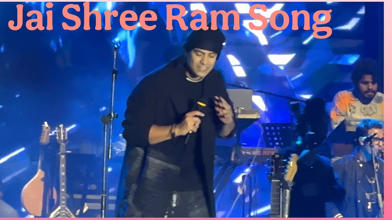 Jai Shree Ram Song Live Concert Jubin Nautiyal at Agartala Tripura