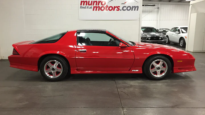 1991 Camaro RS 18736 miles Barrett Jackson SOLD Mu...