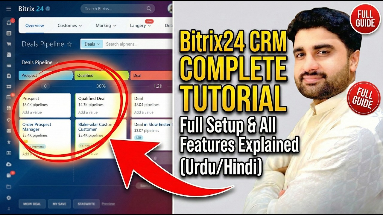 Bitrix24 CRM Complete Tutorial | Full Setup & All Features Explained ...