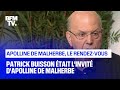 Ref:RTorANtp6sA Patrick buisson �tait l'invit� d'apolline de malherbe