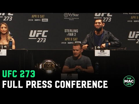 Khamzat Chimaev: 'I'm more Brazilian than Gilbert Burns' | UFC 273 Press Conference
