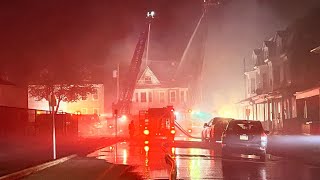 2 taken to hospital after York house fire