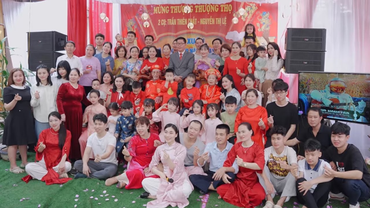 Mừng Song Thọ Cụ Trần Thiên Chắt & Cụ Nguyễn Thị Lệ 90 xuân