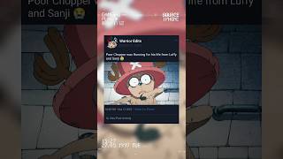 Poor Chopper Was Running For His Life From Luffy And Sanji