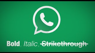 How To Use Bold and Italics Text In WhatsApp HD (2.12.534) screenshot 5