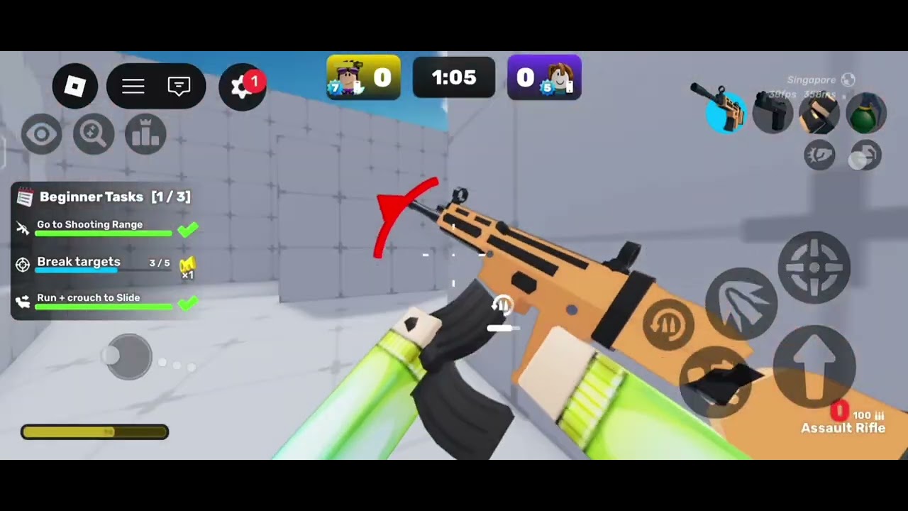 Rivals gun shot game Roblox gamer 🎮 - YouTube