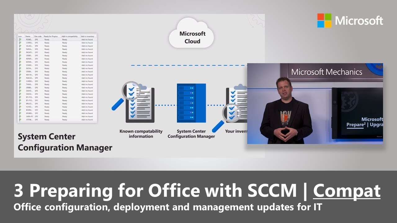 Compatibility for Office upgrades using Configuration Manager - YouTube